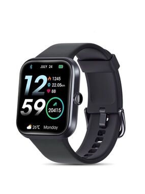 Amazon AOKESI FIT Active Smart Watch, Alexa Built-In 2021 Model (Black)